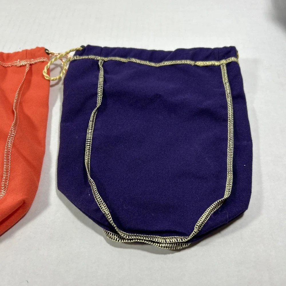 Lot 5 Crown Royal Bottle‎ Bags Green Taupe Purple Peach Crafts Recycle